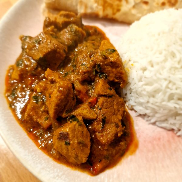 Pork jalfrezi