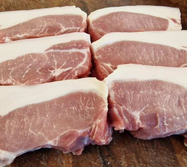 7-week Dry Aged Tamworth x Canadian Duroc Pork Chops (Boneless) - Image 3