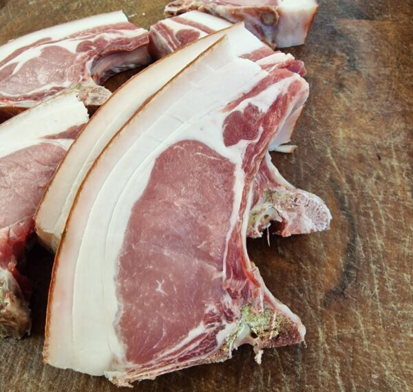 7-week Dry Aged Tamworth x Canadian Duroc Pork Chops (Bone-in) - Image 2